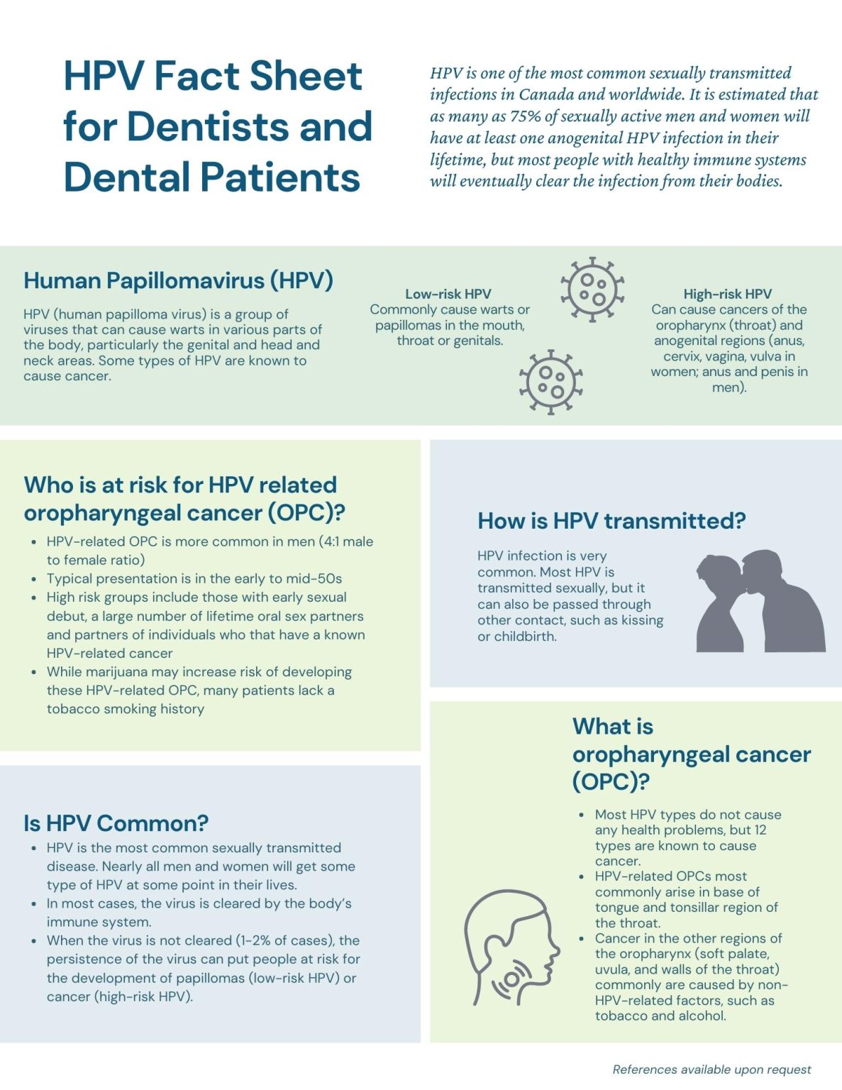 HPV Oropharyngeal Cancer College of Dental Surgeons of Alberta
